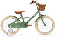 Generation Fietsen Generation classic 18 inch groen – kinderfiets met mandje
