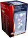 Christmas Gift 00260 kerstcilinderdror, 15 leds, B/O, 3 x AA-batterijen, wit