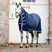 Horseware Amigo Jersey Cooler Bleu marine/Gris titane et Argent 140