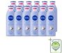 Nivea 12 x Smooth Body Milk - Sheaboter - 72 uur Hydratatie - Voor Droge Huid - 250 ml - Grootverpakking
