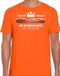 Bellatio Decorations Koningsdag verkleed shirt heren - koningsdel/frikandel - oranje - feestkleding L