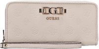 GUESS Anise SLG Zip Around Wallet Stone Logo crème