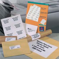 Avery Laser Labels, White 105 x 58mm DPS10 1000ST
