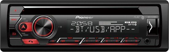 Pioneer DEH-S420BT Autoradio - Enkel din - CD Tuner - USB - Bluetooth - 4 x 50 W