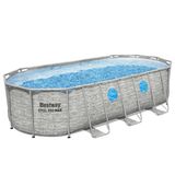 Bestway Levant Zwembad Power Steel Set Ovaal Rotan Swim Vista 549 - 56716