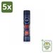 NIVEA MEN Anti-transpirant spray Dry Impact 200 ml - Voorraadverpakking - 5 stuks