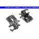 ATE Étrier De Frein 24.3384-1723.5 Audi 1j0 615 423 8n0 615 423