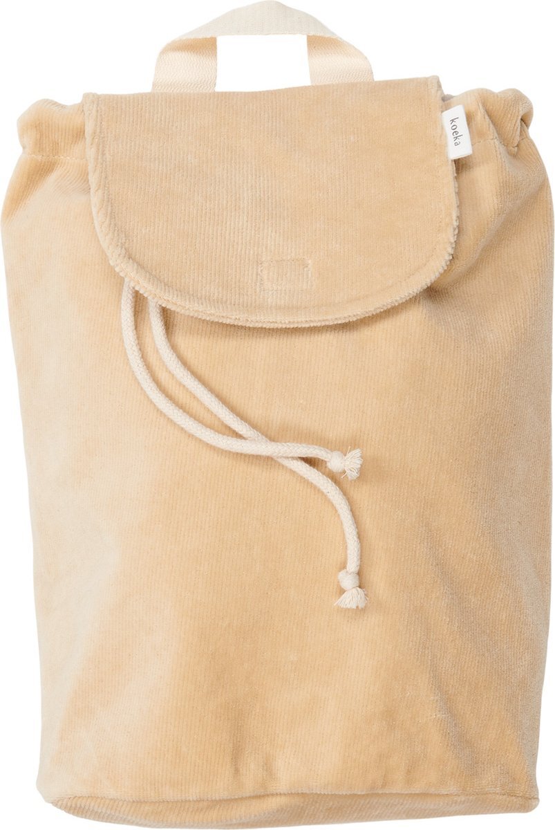 Koeka Baby rugzak Oddi - corduroy - beige