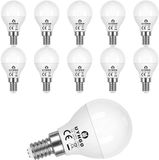 Merkloos LED E14 Golfbal Lamp 3W Warm Wit - 10 Stuks