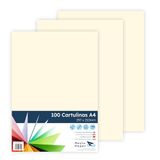 Raylu Paper® A4 100 stuks crèmekleurig, 180 g, 210 x 297 mm, zacht, ideaal voor verband, kantoorwerk, tekenen, knutselen, geschikt voor school