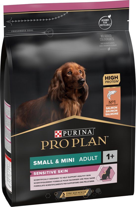 PRO PLAN Small & Mini Adult - Sensitive Skin met Optiderma - 3 kg