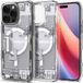 Spigen Ultra Hybrid MagFit - Hoesje Geschikt voor Apple iPhone 16 Pro - Compatibel met MagSafe - Back Cover Zero One Wit