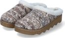 Rohde Damen Clog Warmfutter Pantolette Textil Strickoptik kuschelig Foggia-D 6116