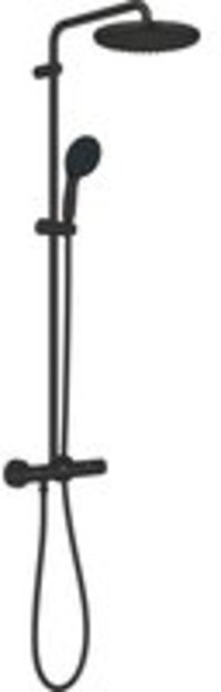GROHE QuickFix Vitalio Start 250 Douchesysteem - Mat Zwart - Thermostatisch - Waterbesparend