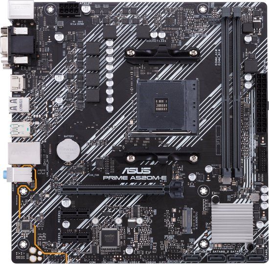 ASUS PRIME A520M-E/CSM AMD A520 Socket AM4 micro ATX