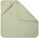 Little Dutch Badcape - Groen - 75 x 75 cm - Biologisch Katoen