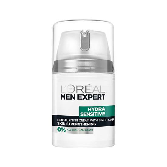 L'Oréal Men Expert Hydra Sensitive L'Oréal Men Expert Hydra Sensitive Hydraterende Gezichtscrème - gevoelige huid - 50ml - Gezichtscrème