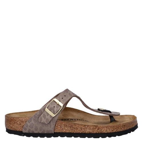 Birkenstock Gizeh teenslippers taupe