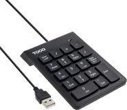 TooQ TQK-2001-B Toetsenbord Kantoor USB Zwart