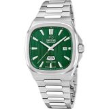 Jaguar J1049/3 Polshorloge Heren Groen Staal Saffierglas 5 ATM