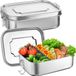 OEM LOOPLET TRADING Vitdipy - Lunchbox - RVS - 1200 ml - Zilver
