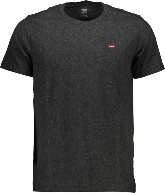 Levi's Heren T-Shirt Ss Original Housemark Tee - Dark Charcoal Heather Dkr - XL - 5401105121334
