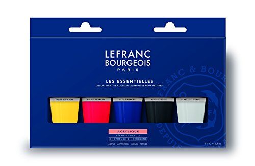 Lefranc & Bourgeois Acrylverf Fine Set 5x80ml - 300684