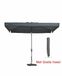 Madison Luxe Madison parasol rechthoek 300 x 200 cm grijs met hoes