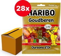 Haribo Goudbeertjes - 28 x 75gr
