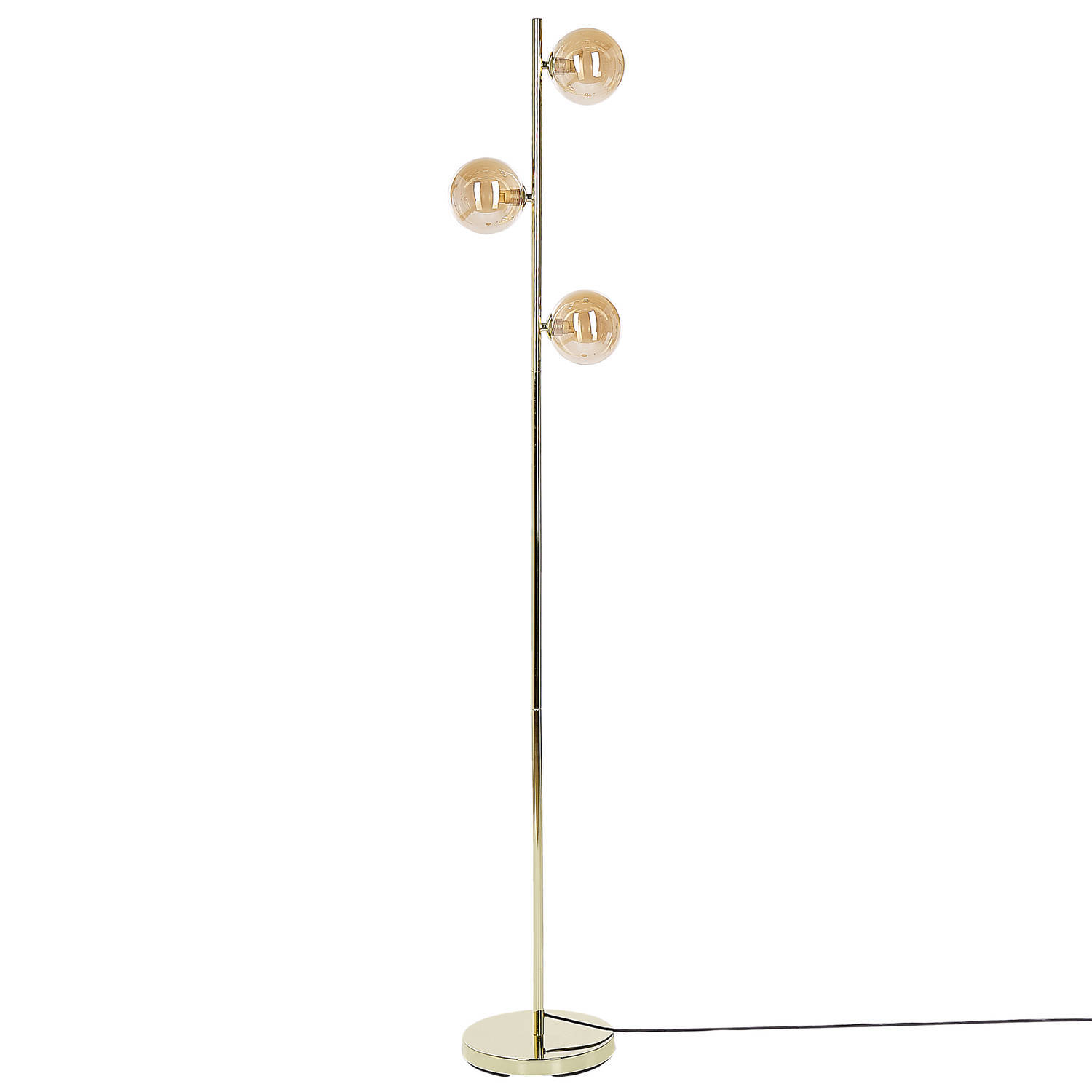 Beliani ramis - staande lamp-goud-staal