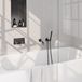 Brauer Gunmetal Edition Thermostatische Inbouw Badkraan Drukknoppen