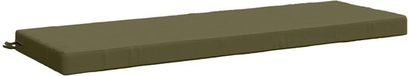 vidaXL Coussin de banc SOEST 100% Polyester Olive 140 x 50 x 8 cm