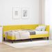 Prolenta Maison Exclusive - Lit avec sommier intégré et matelas, 2 pièces, jaune, 80 x 200 cm, en velours