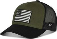 Alpinestars Flag Snapback Pet Groen, Zwart