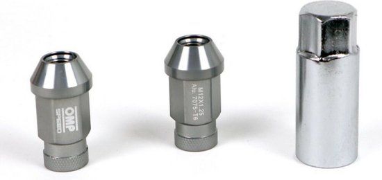 Set Bouten OMP 7075 Antraciet 20 uds M14 x 1,25