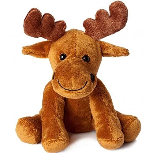 Pluche bruine eland knuffel 20 cm - Elanden knuffels - Speelgoed voor kinderen