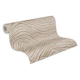 A.S. Création Designbehang 3D-look beige goud - jade wandbehang 395071