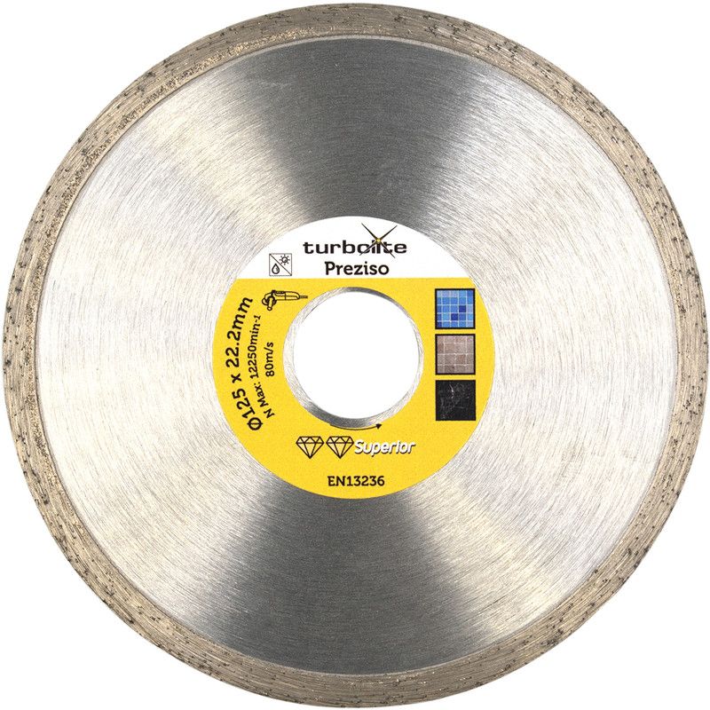 Turbolite Superior Preziso Diamantschijf Tegels 125x22,2x1,9mm