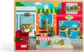 BIGJIGS Toys Wooden Latches & Catches Board