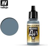 Vallejo Model Air Acrylverf - 71114 Medium Gray - 17 ml