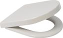 Plieger Manta Toiletbril - D-Vorm WC Bril - Duroplast - Wit - Met Deksel - Softclose - RVS bevestiging