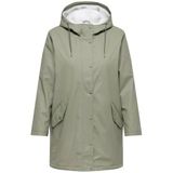 ONLY CARMAKOMA Meisjes Puffer Jas - Vetiver - Maat M-46/48