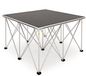 Gear4music 1 m x 1 m Draagbaar Podiumkit, 60 cm