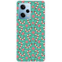 Xiaomi Siliconen hoesjes compatibel met Xiaomi Redmi Note 12 Pro 5G, Xiaomi Poco X5 Pro candy cane