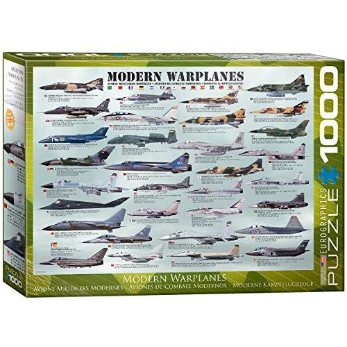 Eurographics Moderne gevechtsvliegtuigen puzzel van 1000 stukjes