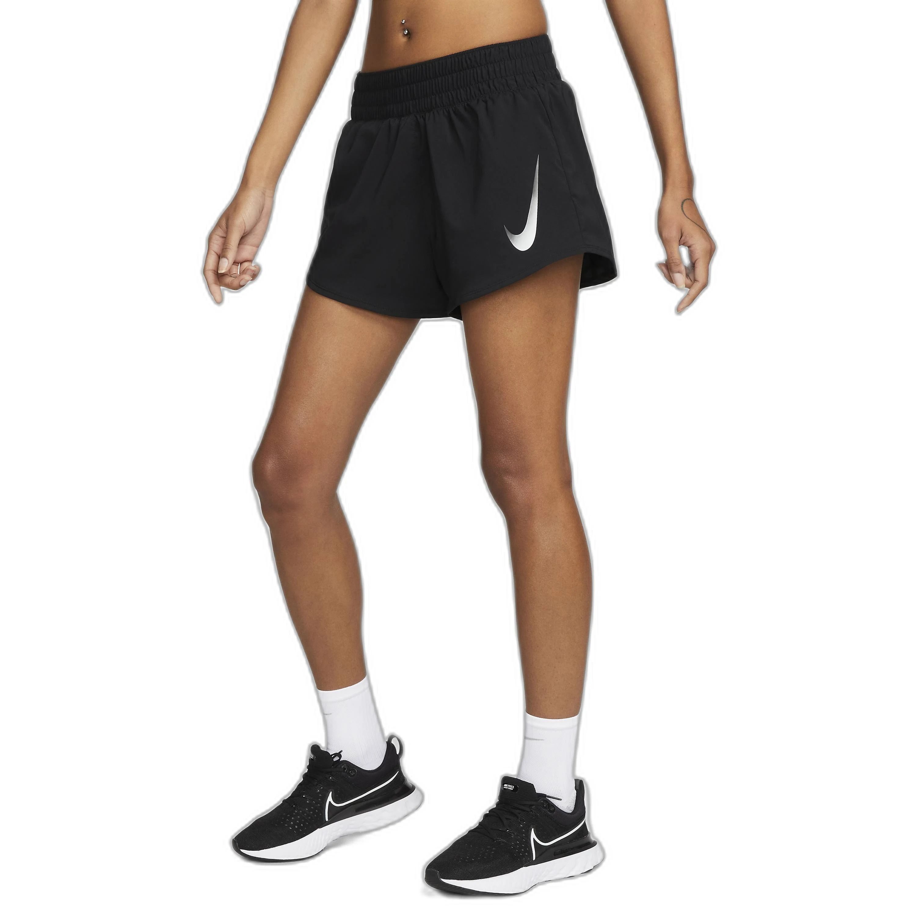 Nike Hardloopshort Zwart/Wit