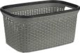 Kipit Trieur de linge - 36 L - Gris - Trieur de linge - 36 x 25.5 x 53 CM