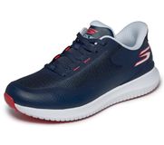 Skechers Slip-ins: Go Golf Flight Spikeless Lace Up Mesh Sneakers Voor Mannen Golfschoen Heren, Navy Blauw, 45.5 EU