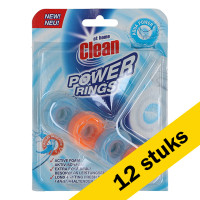 At Home Aanbieding: At Home Clean toiletblok Power Rings Aqua Power 40 gram (12 stuks)