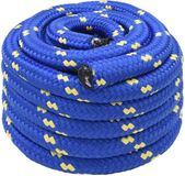 vidaXL - Corde multifonctionnelle - 30 mm - 10 m - Bleu - PP
